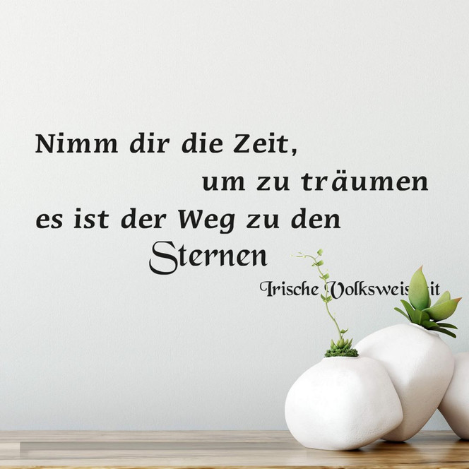 Wandtattoo Nimm Dir die Zeit um zu träumen... 1