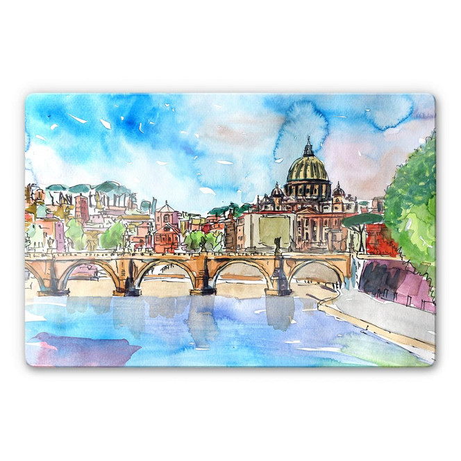 Glasbild Bleichner - Vatican in Rome