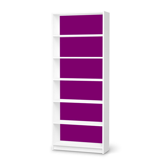 Klebefolie IKEA Billy Regal 6 Fächer - Flieder Dark- Bild 1