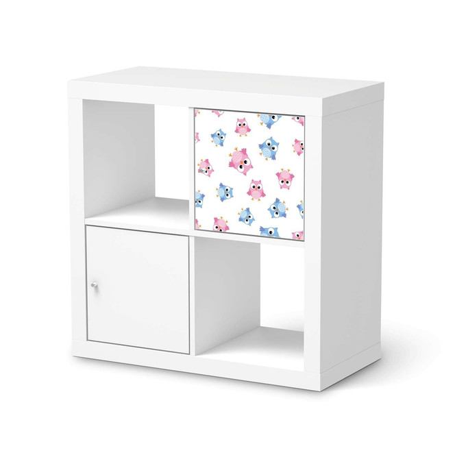 Klebefolie IKEA Expedit Regal Tür einzeln - Eulenparty- Bild 1