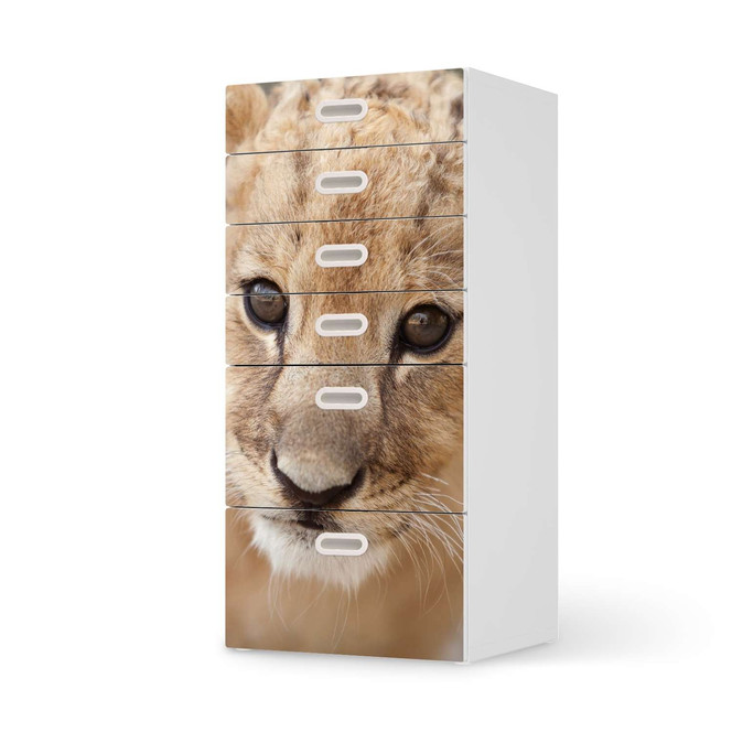 Klebefolie IKEA Stuva / Fritids Kommode - 6 Schubladen - Simba- Bild 1