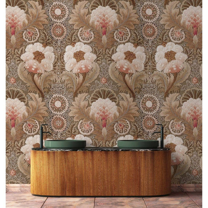Livingwalls Fototapete Walls by Patel 3 Chateau 1 braun, rosa, beige, weiss - Bild 1
