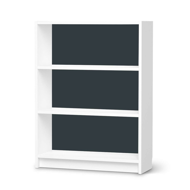 Möbelfolie IKEA Billy Regal 3 Fächer - Blaugrau Dark- Bild 1