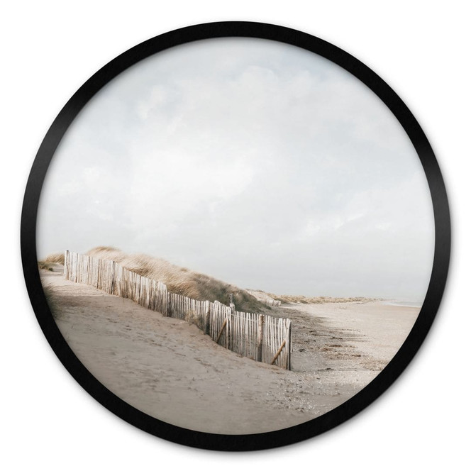 Poster Dünenlandschaft an der Nordsee - Annie - Rund