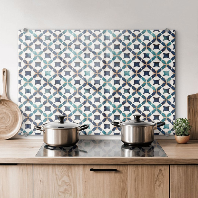 Spritzschutz Portugiesisches Muster - Azulejos - Treechild