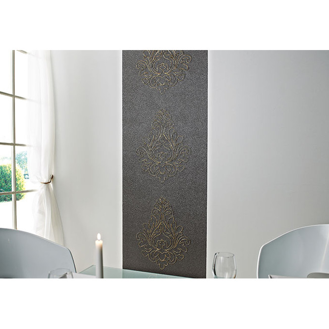Architects Paper besticktes Panel Nobile grau, metallic