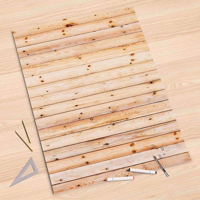 Folienbogen (80x120cm) - Bright Planks- Bild 1