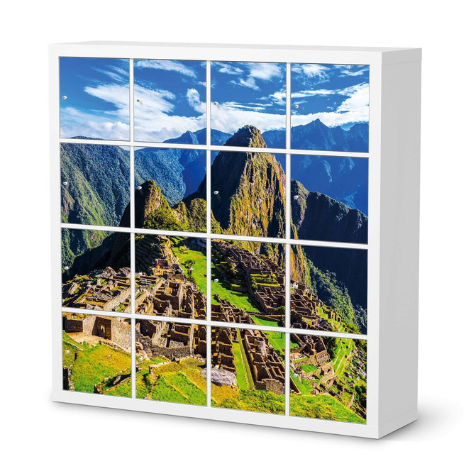 Möbelfolie IKEA Kallax Regal 16 Türen - Machu Picchu- Bild 1