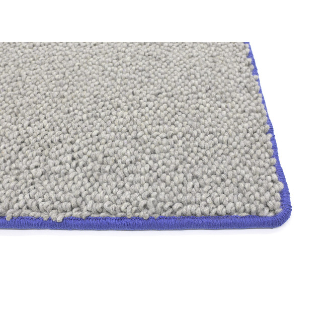 Olav Berber Kettelteppich in Elephant - Blue