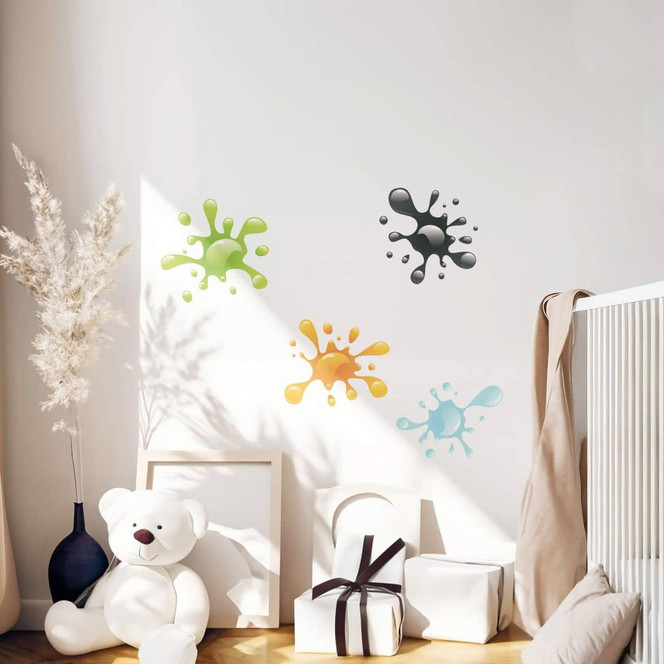 Wandsticker Farbkleckse