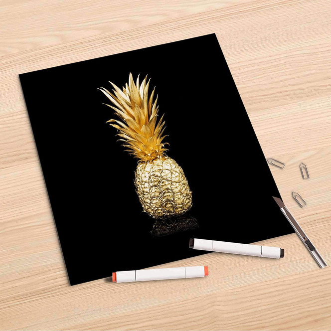 Folienbogen (30x30cm) - Goldenes Früchtchen- Bild 1