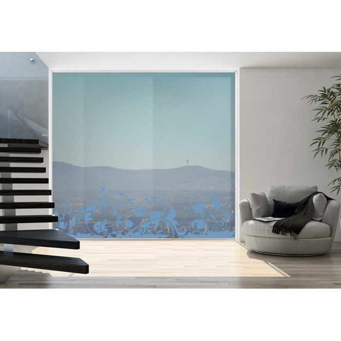 Glasdekor Wilder Garten