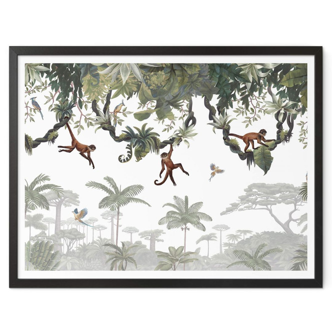 Kinderposter Kikki Belle - Freche Äffchen