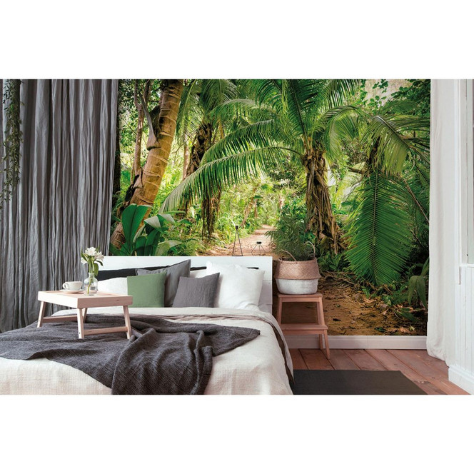 Livingwalls Fototapete Designwalls Palm Walk Palmen - Bild 1