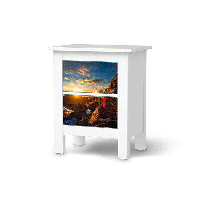 Möbelfolie IKEA Hemnes Kommode 2 Schubladen - Tibet- Bild 1