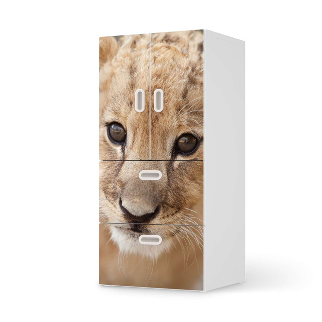 Möbelfolie IKEA Stuva / Fritids - 2 Schubladen und 2 kleine Türen - Simba- Bild 1