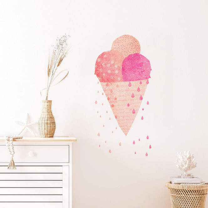 Wandtattoo Treechild - Drei Eiskugeln im Sommer