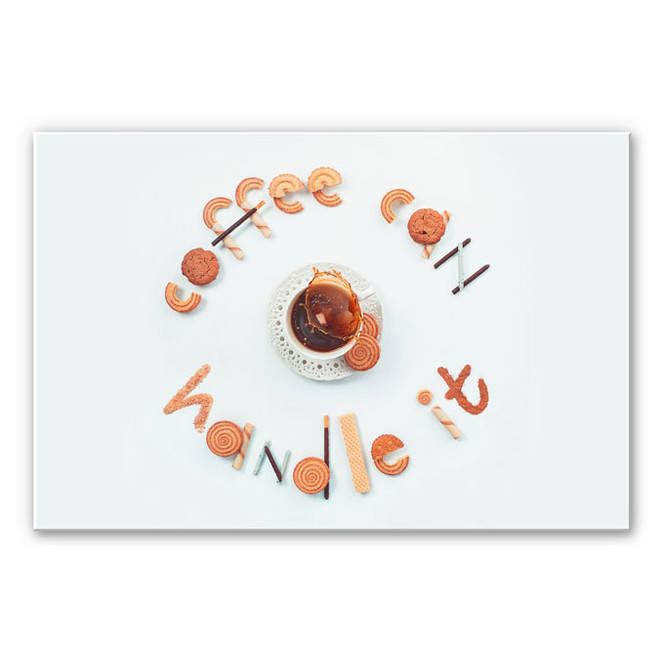 Hartschaumbild Belenko - coffee can handle it