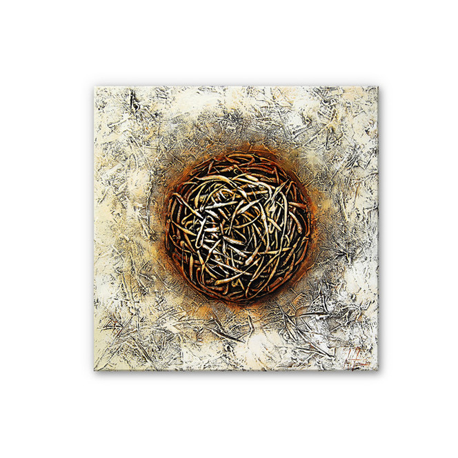 Hartschaumbild Fedrau - Kubik 03