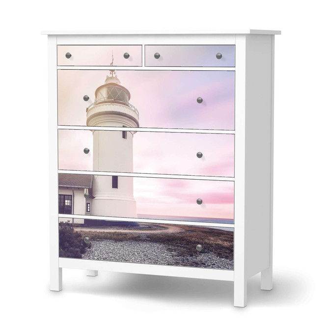 Klebefolie IKEA Hemnes Kommode 6 Schubladen - Lighthouse- Bild 1