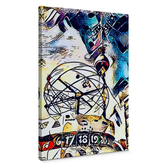 Leinwandbild Zamart - Kandinsky trifft Berlin Alexanderplatz
