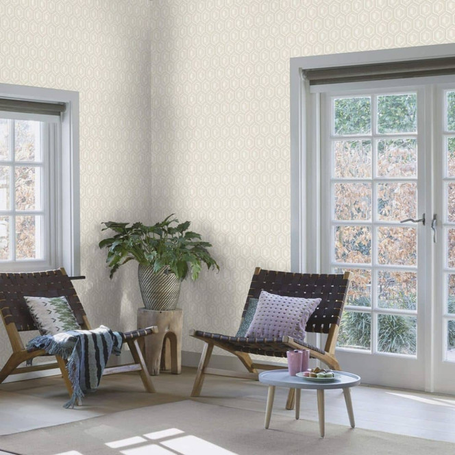 Rasch Vliestapete, Mustertapete Sophia cremeweiss