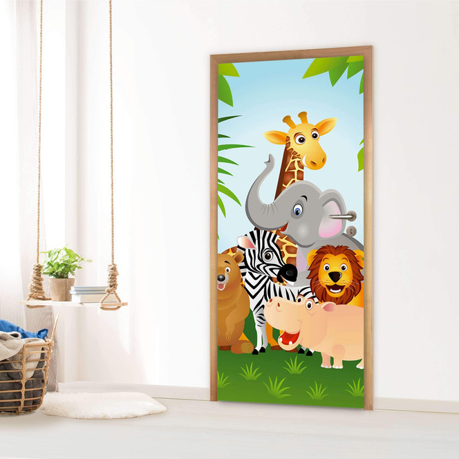 Türfolie - Wild Animals