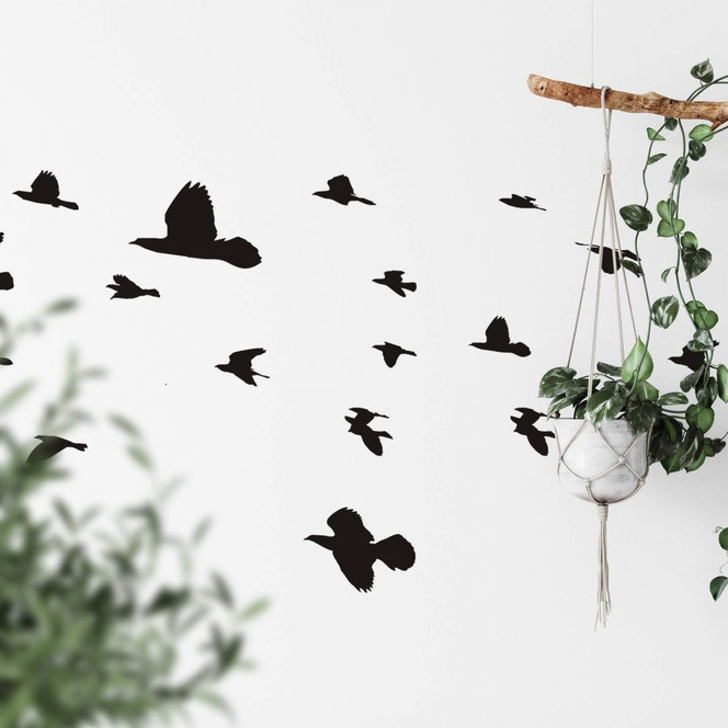 Wandtattoo Zugvögel
