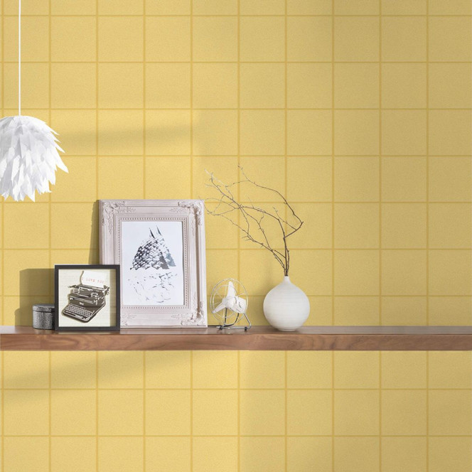 Architects Paper Tapete Luxury wallpaper gelb, metallic