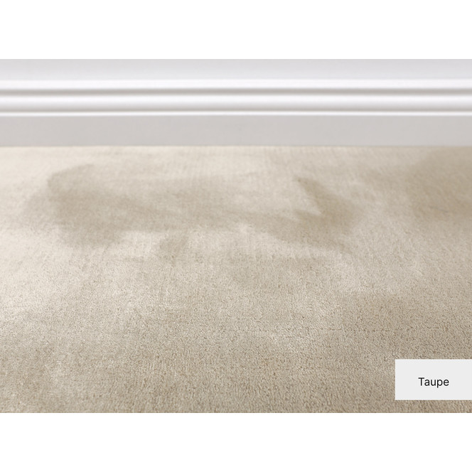 Elegance Teppichboden Meterware Wunschmass in Taupe