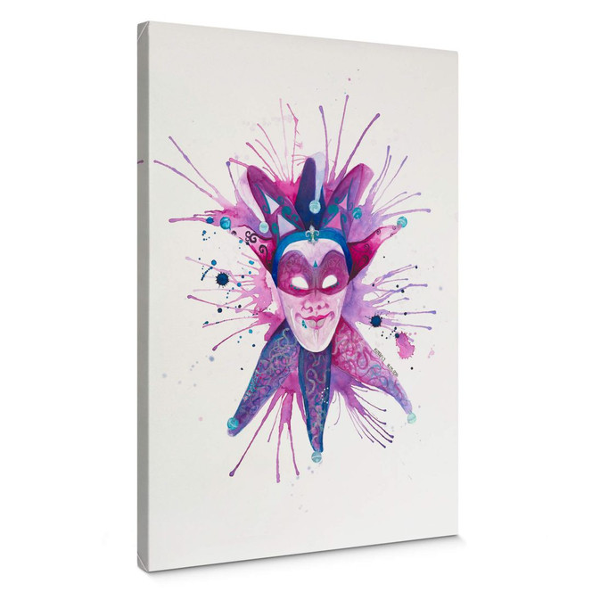 Leinwandbild Buttafly - Mardi Gras Mask