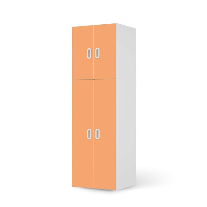 Möbelfolie IKEA Stuva / Fritids - 2 grosse und 2 kleine Türen - Orange Light- Bild 1