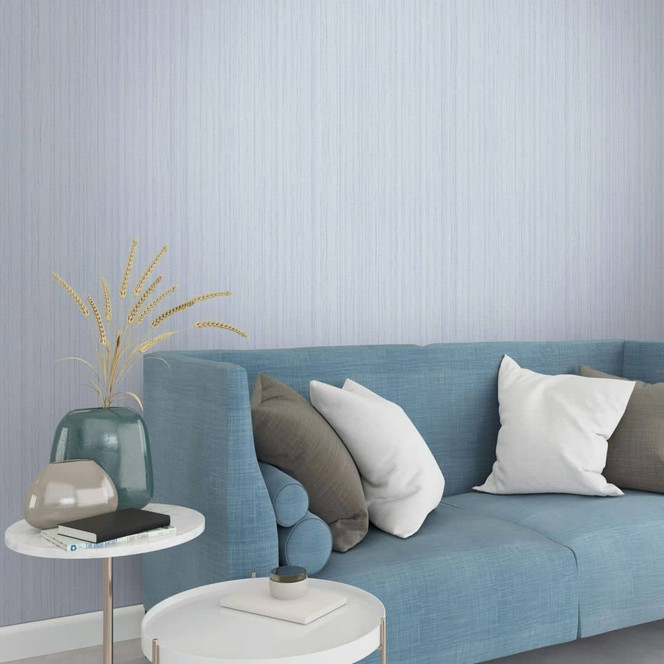 Vliestapete Linien Streifen Modern, Klassisch matt in Blau - Papis Loveday