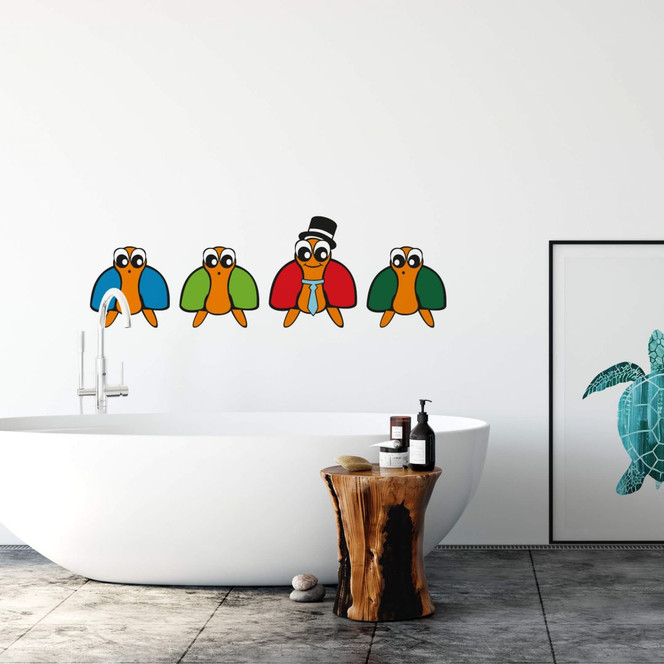 Wandsticker Turtles