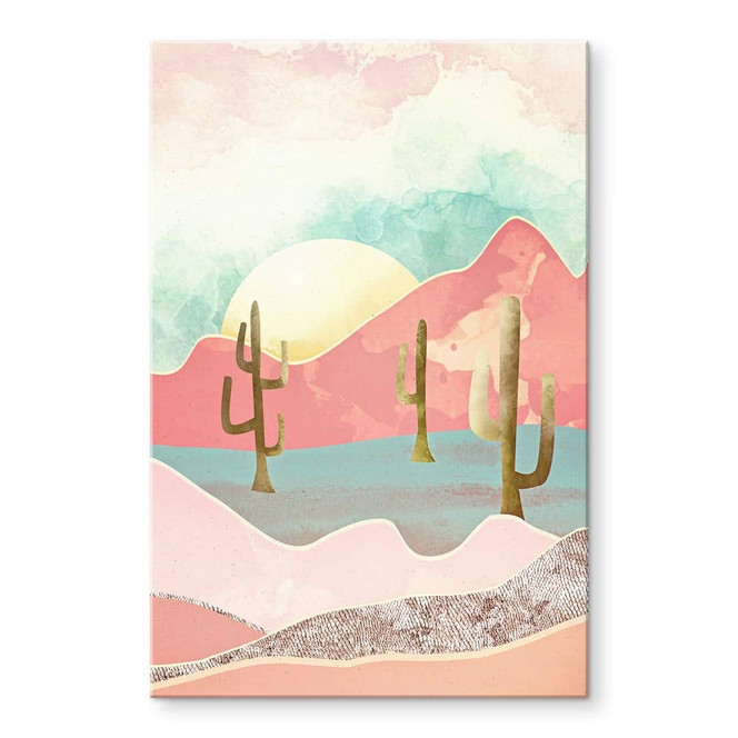 Acrylglasbild SpaceFrog Designs - Wüstenberge