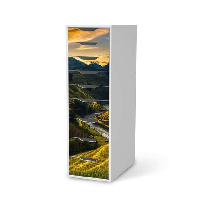 Folie IKEA Alex 9 Schubladen - Reisterrassen- Bild 1
