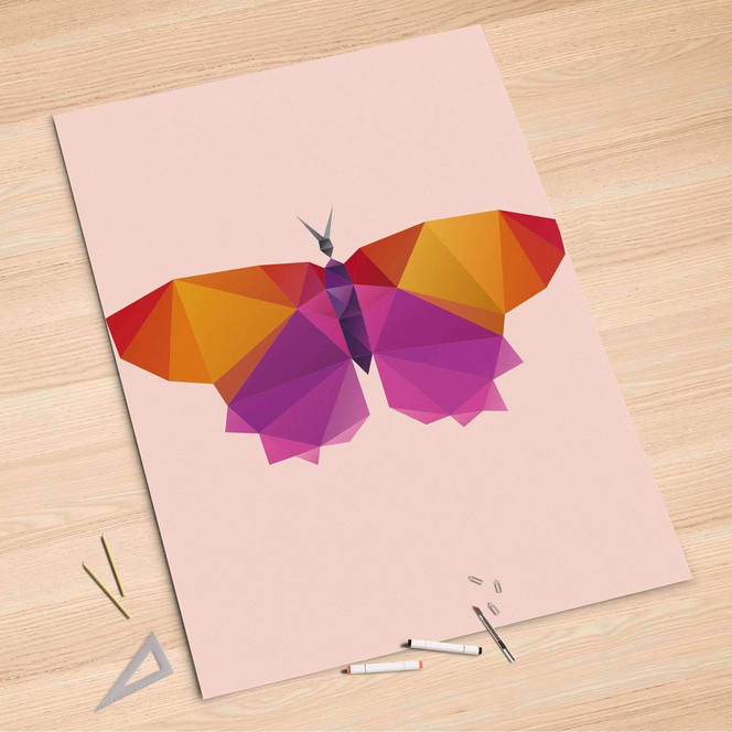 Folienbogen (100x150cm) - Origami Butterfly- Bild 1