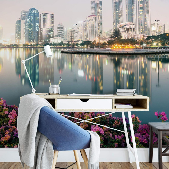 Fototapete Colombo - Bangkok seine Lichter