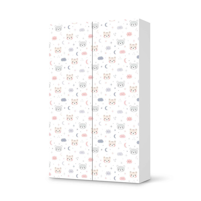Klebefolie IKEA Besta Schrank 2 Türen (hoch) - Sweet Dreams- Bild 1