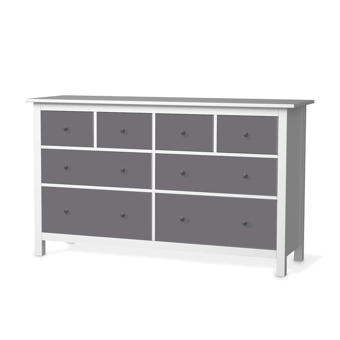 Möbelfolie IKEA Hemnes Kommode 8 Schubladen - Grau Light- Bild 1