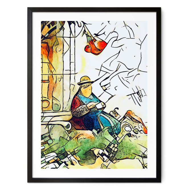 Poster Zamart - Kandinsky trifft Peru