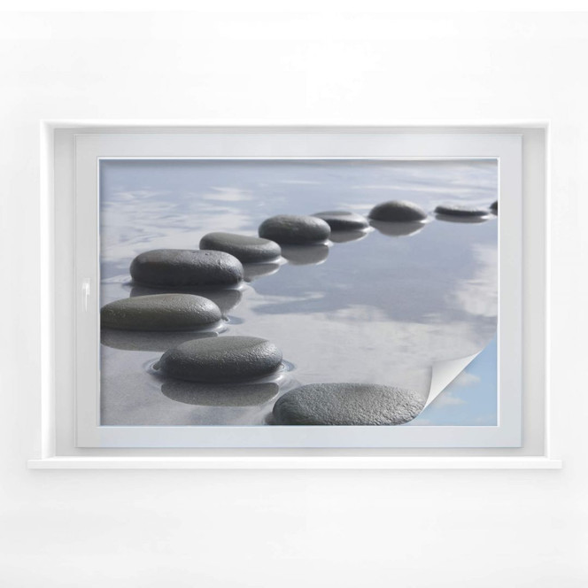 Sichtschutzfolie Steinpfad