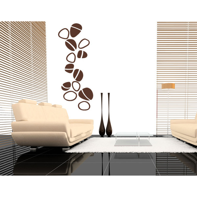 Wandtattoo Steine mit Strichen