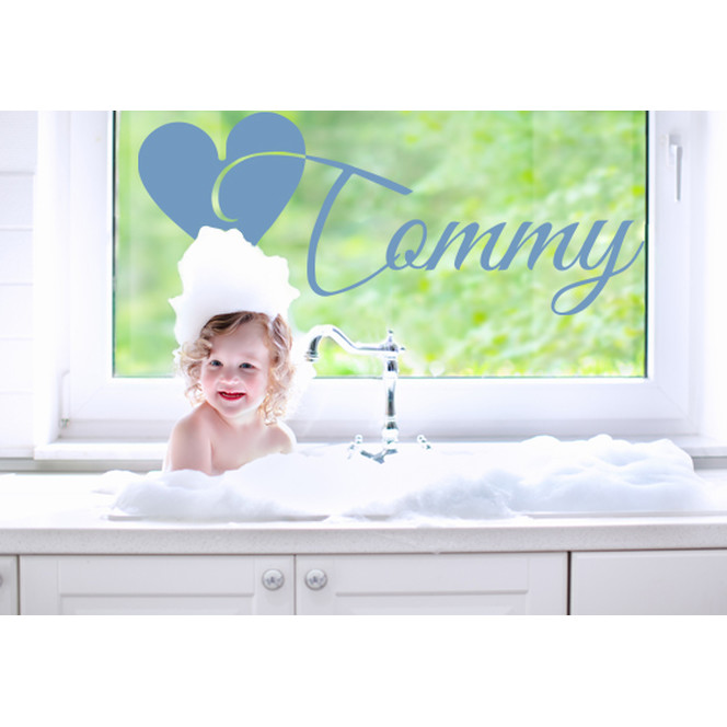 Glasdekor Wunschtext Initiale T - Bild 1