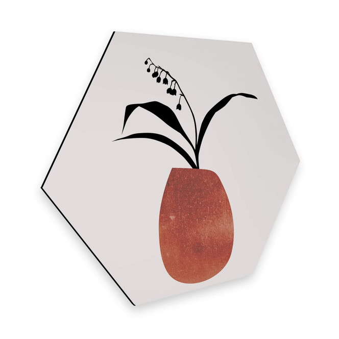 Hexagon - Alu-Dibond Kubistika - Winterblüher