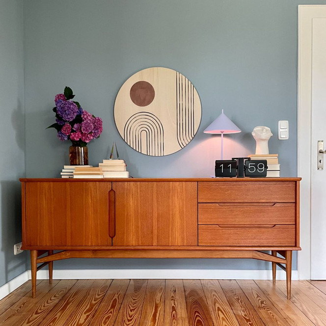 Holzbild 1X Studio - Archs and Buds - Rund