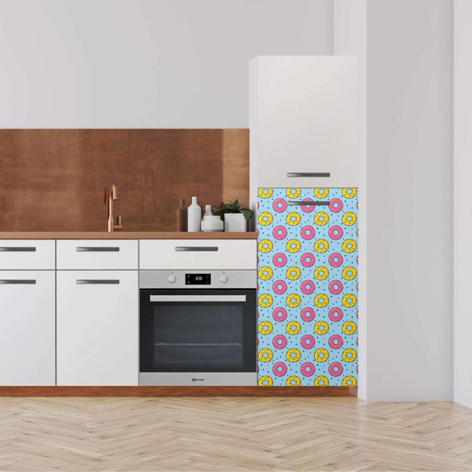 Klebefolie - Hochschrank (60x120cm) - Donutparty- Bild 1