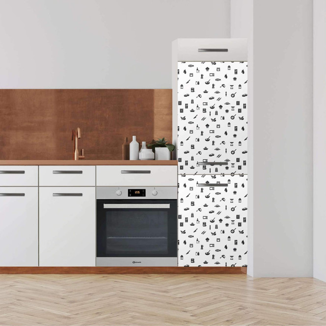 Klebefolie - Hochschrank (60x180cm) - Tasty- Bild 1