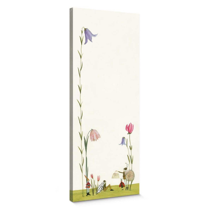 Leinwandbild Leffler - Blütenschnecke