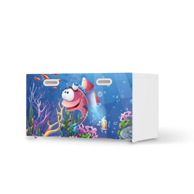 Möbelfolie IKEA Stuva / Fritids Bank mit Kasten - Bubbles- Bild 1